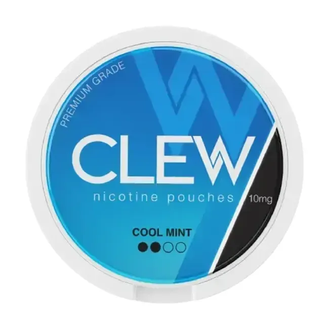 Hình ảnh sản phẩm CLEW Cool Mint 10mg - thương hiệu CLEW - nồng độ 10mg - nicotine pouch chính hãng SnusSaigon - giao hàng nhanh TP.HCM