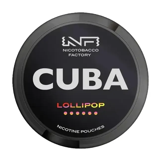 Hình ảnh sản phẩm CUBA Black Lollipop - thương hiệu CUBA - nicotine pouch chính hãng SnusSaigon - giao hàng nhanh TP.HCM