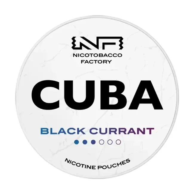 Hình ảnh sản phẩm CUBA White Black Currant - thương hiệu CUBA - nicotine pouch chính hãng SnusSaigon - giao hàng nhanh TP.HCM