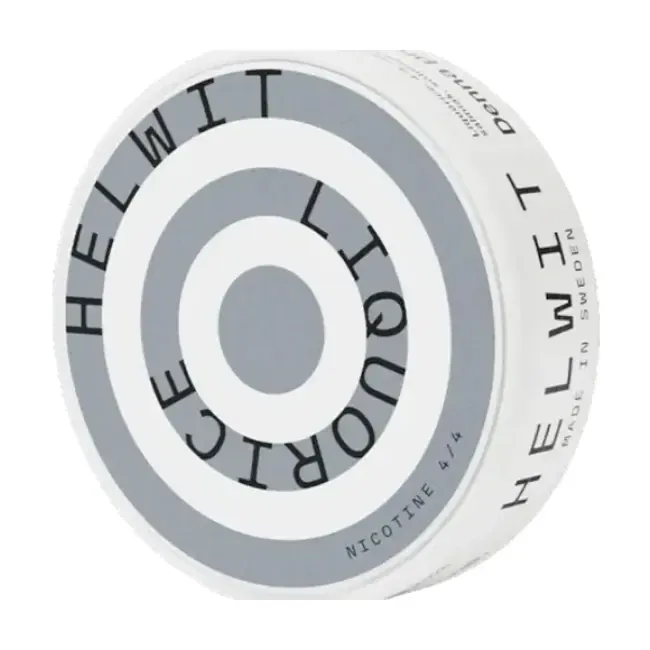 Hình ảnh sản phẩm HELWIT Liquorice Strong - thương hiệu Helwit - nicotine pouch chính hãng SnusSaigon - giao hàng nhanh TP.HCM