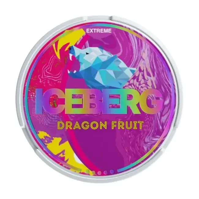 Hình ảnh sản phẩm ICEBERG Dragon Fruit Extreme 50mg - thương hiệu ICEBERG - nicotine pouch chính hãng SnusSaigon - giao hàng nhanh TP.HCM