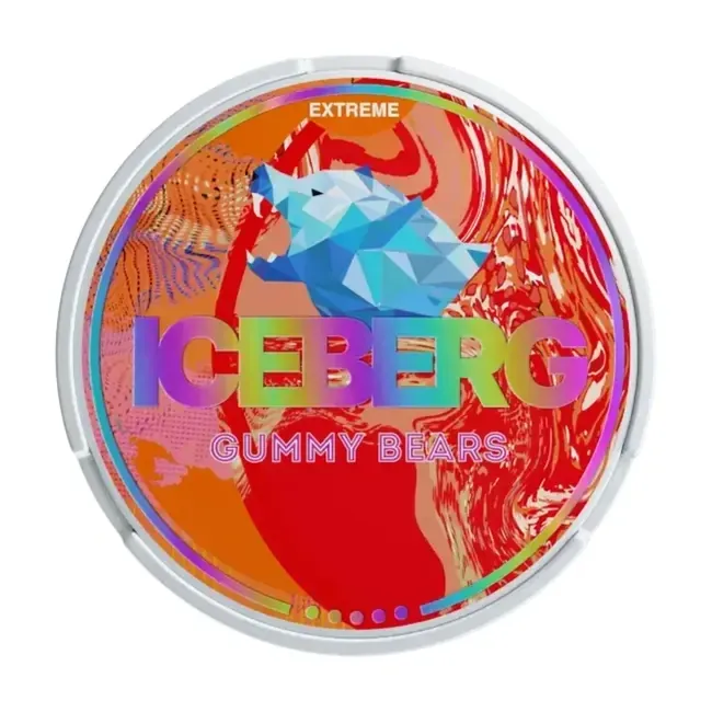 Hình ảnh sản phẩm ICEBERG Gummy Bears Extreme - thương hiệu ICEBERG - nicotine pouch chính hãng SnusSaigon - giao hàng nhanh TP.HCM