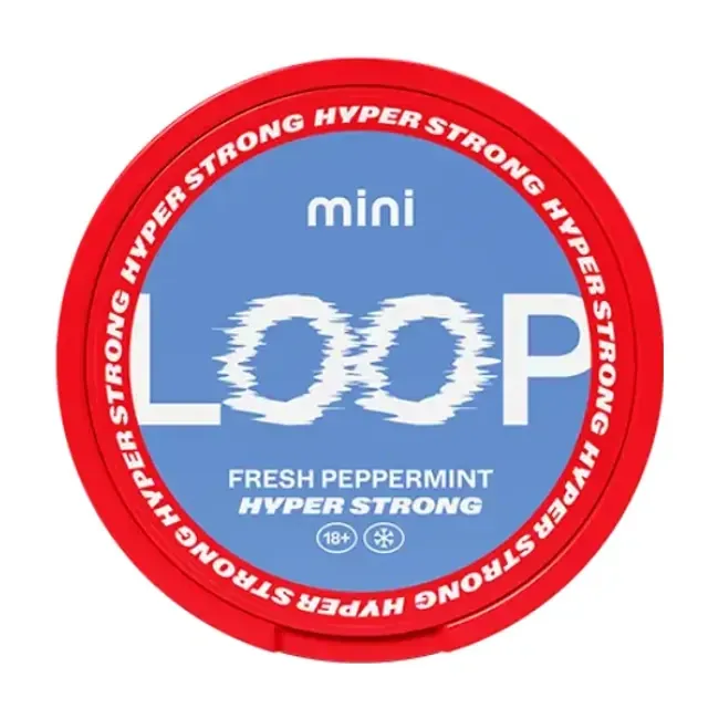 Hình ảnh sản phẩm LOOP Fresh Peppermint Mini Hyper - thương hiệu LOOP - nicotine pouch chính hãng SnusSaigon - giao hàng nhanh TP.HCM