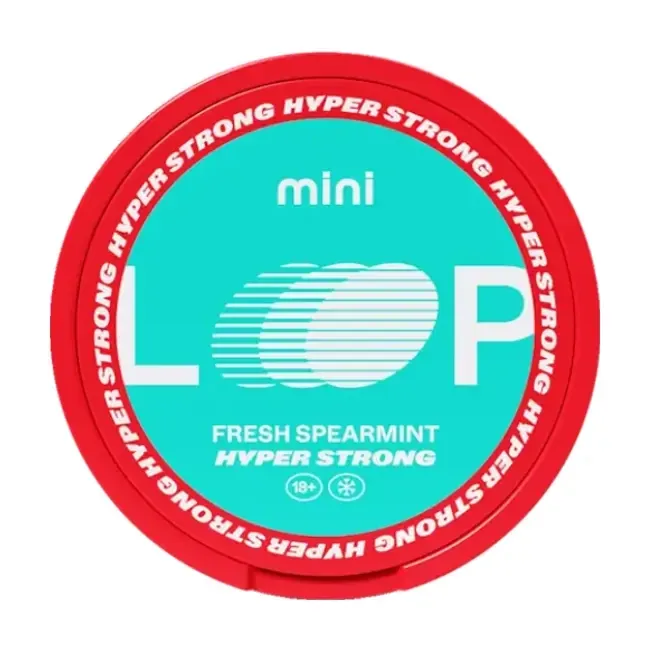 Hình ảnh sản phẩm LOOP Fresh Spearmint Mini Hyper - thương hiệu LOOP - nicotine pouch chính hãng SnusSaigon - giao hàng nhanh TP.HCM