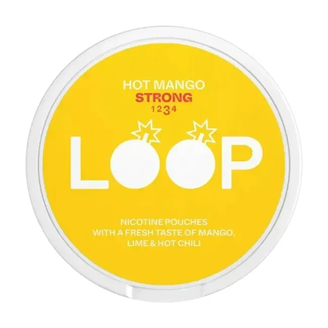 Hình ảnh sản phẩm LOOP Hot Mango Strong - thương hiệu LOOP - nicotine pouch chính hãng SnusSaigon - giao hàng nhanh TP.HCM