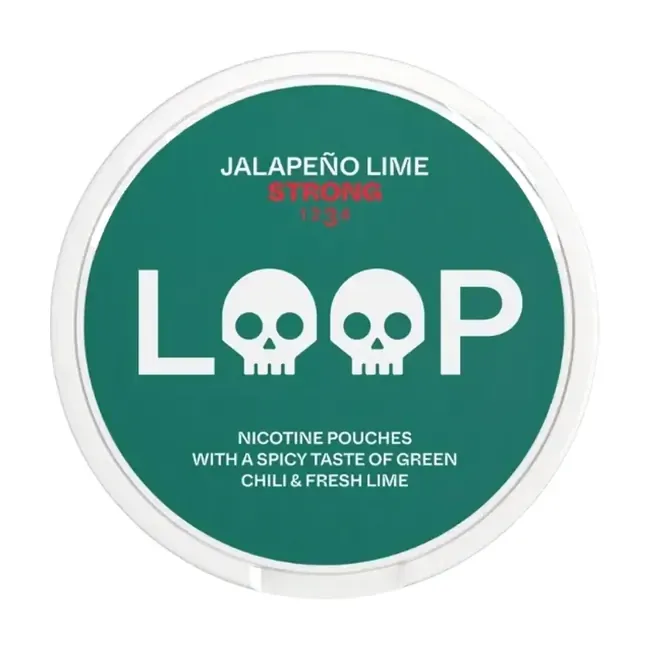 Hình ảnh sản phẩm LOOP Jalapeno Lime Strong - thương hiệu LOOP - nicotine pouch chính hãng SnusSaigon - giao hàng nhanh TP.HCM