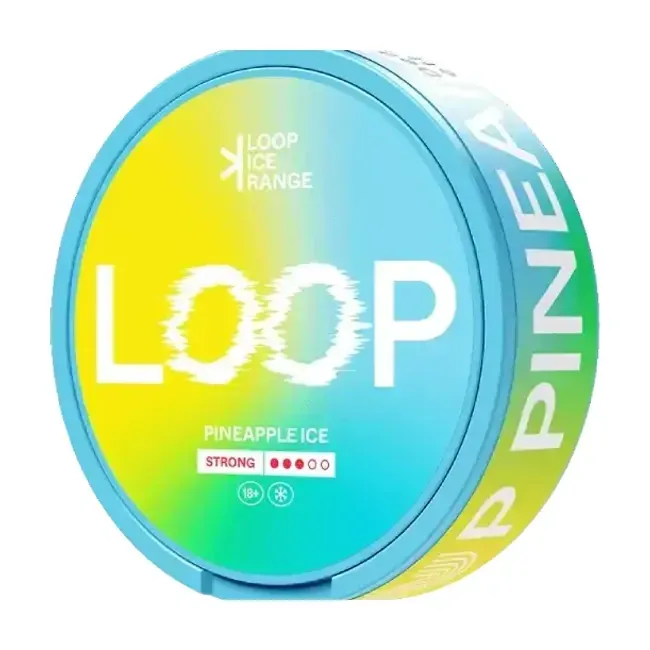 Hình ảnh sản phẩm LOOP Pineapple Ice Strong - thương hiệu LOOP - nicotine pouch chính hãng SnusSaigon - giao hàng nhanh TP.HCM