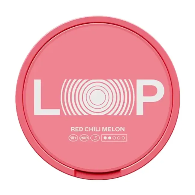 Hình ảnh sản phẩm LOOP Red Chili Melon Medium - thương hiệu LOOP - nicotine pouch chính hãng SnusSaigon - giao hàng nhanh TP.HCM