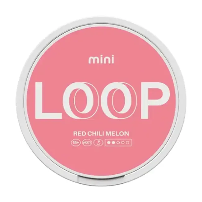 Hình ảnh sản phẩm LOOP Red Chili Mini - thương hiệu LOOP - nicotine pouch chính hãng SnusSaigon - giao hàng nhanh TP.HCM