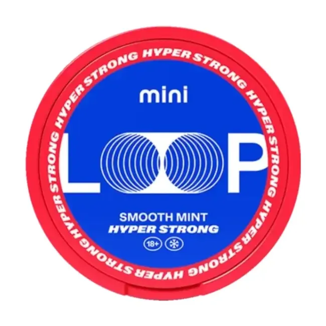 Hình ảnh sản phẩm LOOP Smooth Mint Mini Hyper - thương hiệu LOOP - nicotine pouch chính hãng SnusSaigon - giao hàng nhanh TP.HCM