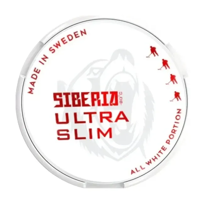 Hình ảnh sản phẩm Siberia Ultra Slim All White Portion - thương hiệu Siberia - nicotine pouch chính hãng SnusSaigon - giao hàng nhanh TP.HCM