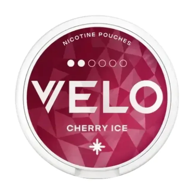 Hình ảnh sản phẩm VELO Cherry Ice Mini (ES) - thương hiệu VELO - nicotine pouch chính hãng SnusSaigon - giao hàng nhanh TP.HCM