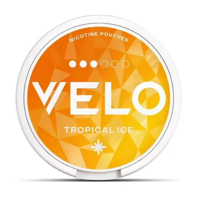 Hình ảnh sản phẩm VELO Tropical Ice Slim (ES) - thương hiệu VELO - nicotine pouch chính hãng SnusSaigon - giao hàng nhanh TP.HCM