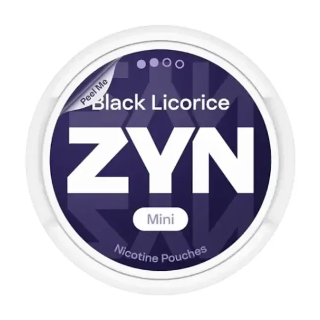 Hình ảnh sản phẩm ZYN Black Licorice Mini S2 6mg - thương hiệu ZYN - nồng độ 6mg - nicotine pouch chính hãng SnusSaigon - giao hàng nhanh TP.HCM