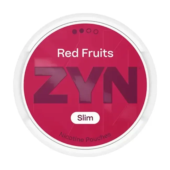 Hình ảnh sản phẩm ZYN Red Fruits Slim S2 6mg - thương hiệu ZYN - nồng độ 6mg - nicotine pouch chính hãng SnusSaigon - giao hàng nhanh TP.HCM