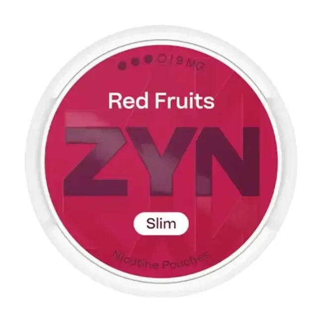 Hình ảnh sản phẩm ZYN Red Fruits Slim S3 9mg - thương hiệu ZYN - nồng độ 9mg - nicotine pouch chính hãng SnusSaigon - giao hàng nhanh TP.HCM
